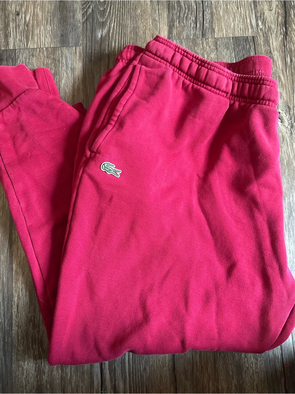 Lacoste Kids Bright Pink Jogger Sweatpants